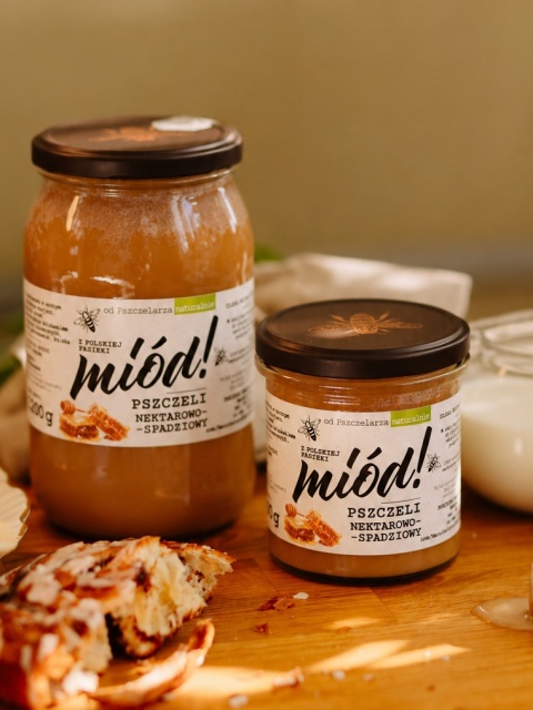 Miód Nektarowo-Spadziowy 1200g